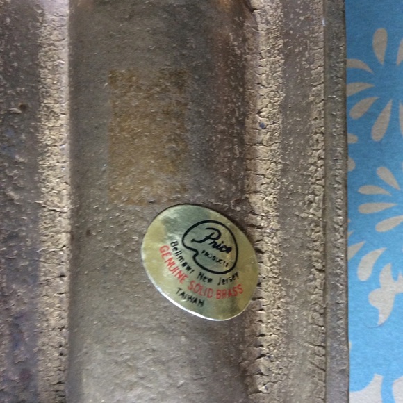 Art Nouveau Style Brass Stamp Holder - Picture 9 of 12